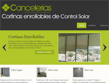 Tablet Screenshot of cancelerias.com